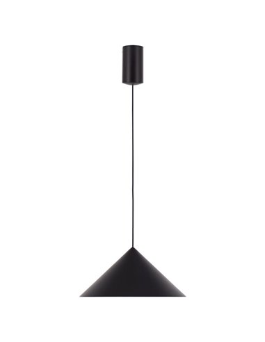 Lámpara de techo colgante LED CONO cobre Ø24cm, cónica 10W 3000K regulable TRIAC
