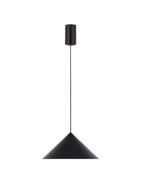 Lámpara de techo colgante LED CONO cobre Ø24cm, cónica 10W 3000K regulable TRIAC