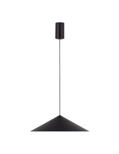 Suspension LED CONO noire Ø30cm 10W 3000K style contemporain dimmable TRIAC