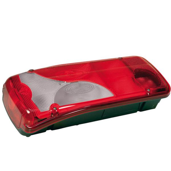 Lanterna traseira esquerda Vignal LC8 para Iveco Stralis/Trakker sem luz de placa, com conector HDSCS de 8 pinos.