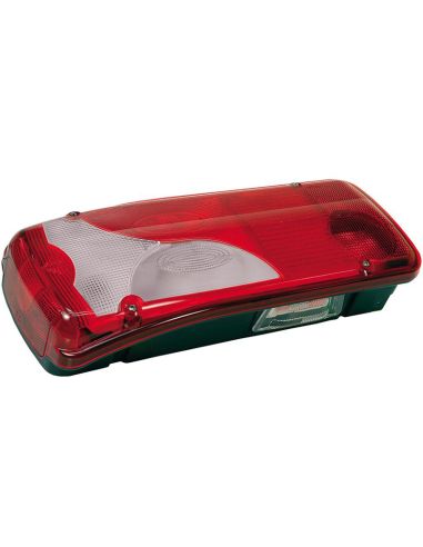 Piloto trasero izquierdo Vignal LC8 Iveco con luz de matrícula inferior y conector lateral HDSCS 8 pinn