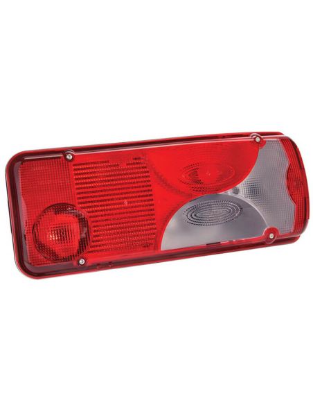 Lanterna traseira direita Vignal LC8 Iveco com alarme de marcha à ré e conector lateral HDSCS de 8 pinos.