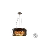 Lámpara colgante ARGOS Ø50 cm cristal espejado con lágrimas, 6xG9 6W LED