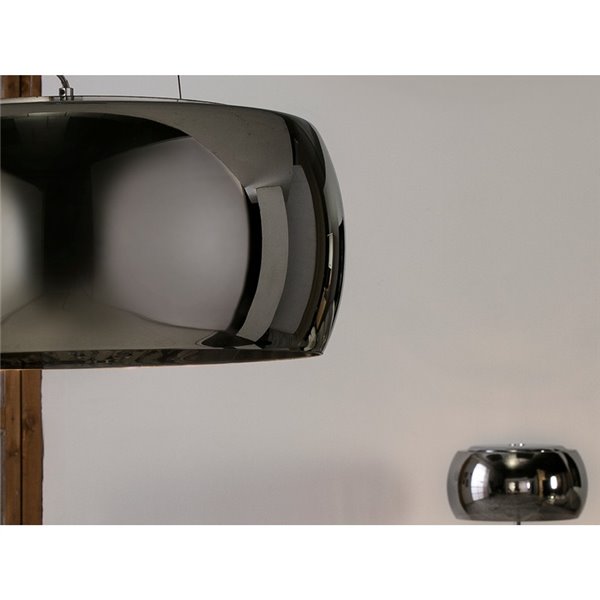 Lámpara colgante ARGOS Ø50 cm cristal espejado con lágrimas, 6xG9 6W LED