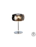 Lámpara de sobremesa ARGOS Ø28 cm cristal espejado con lágrimas, 3xG9 6W LED