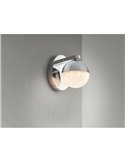 Aplique decorativo LED SPHERE Ø12cm 4.8W 336lm 3000K Cromo