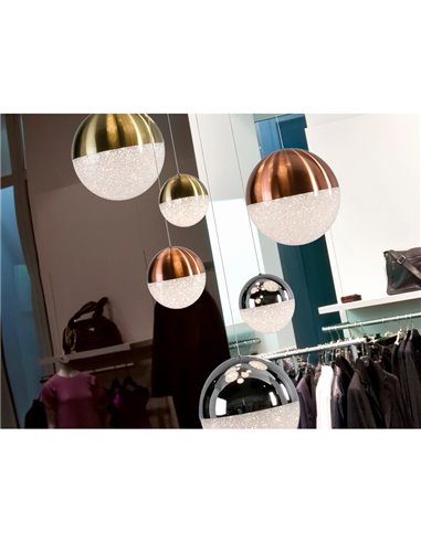 Lámpara LED SPHERE 14 luces Ø60cm 78.6W 5502lm 3000K, altura max. 300cm dimable con APP