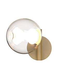 Aplique LED globo decorativo Ø10cm ANDRÓMEDA oro 1 luz, 6W 3000K 500Lm 