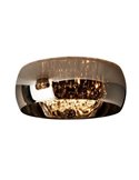 Plafón decorativo ARGOS Ø50 cm 6xG9 LED cristal espejado con lágrimas IP20