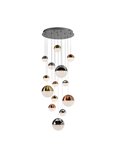 Lámpara LED SPHERE 14 luces Ø60cm 78.6W 5502lm 3000K, altura max. 300cm dimable con APP