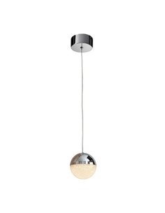 Lámpara colgante LED SPHERE Ø12cm 4,8W 336lm 3000K cromo regulable