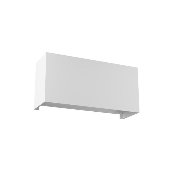 Aplique LED exterior rectangular DAVOS arena blanco, 4x6W 24W 3000K/4000K 2200Lm, IP54