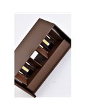 Aplique LED exterior rectangular DAVOS corten, 4x6W 24W 3000K/4000K 2200Lm, IP54