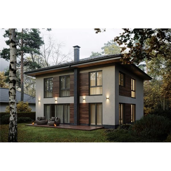 Aplique LED exterior rectangular DAVOS corten, 4x6W 24W 3000K/4000K 2200Lm, IP54