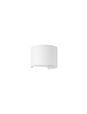 Aplique exterior redondo LED DAVOS blanco 2x6W 12W 2700K dimmable 1100Lm, IP54