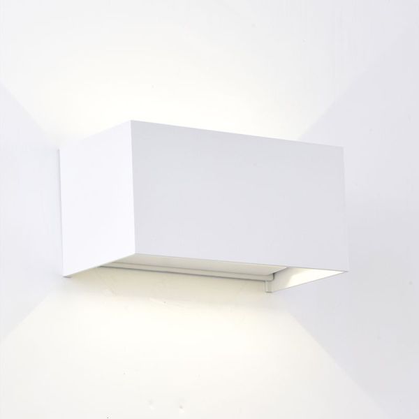 Aplique exterior redondo LED DAVOS 4 Luces arriba y abajo 6W, dim 2700K. varios colores, IP54