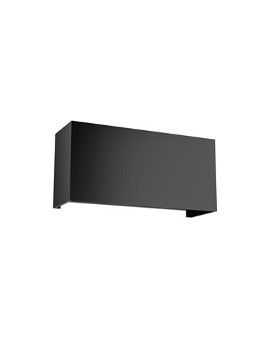 Aplique LED exterior rectangular DAVOS gris oscuro, 4x6W 24W 2700K dimmable 2200Lm, IP54