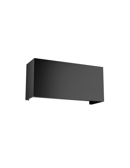 Aplique LED exterior rectangular DAVOS gris oscuro, 4x6W 24W 2700K dimmable 2200Lm, IP54