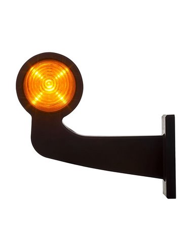 Klaxon à LED pour clignotant, bras long, câble de 5 m LKD 2566 12/24 V homologué cat. 5