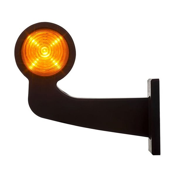 Klaxon à LED pour clignotant, bras long, câble de 5 m LKD 2566 12/24 V homologué cat. 5