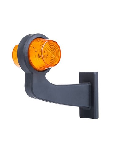 Klaxon à LED pour clignotant, bras long, câble de 0,6 m LKD 2566 12/24 V homologué cat. 5