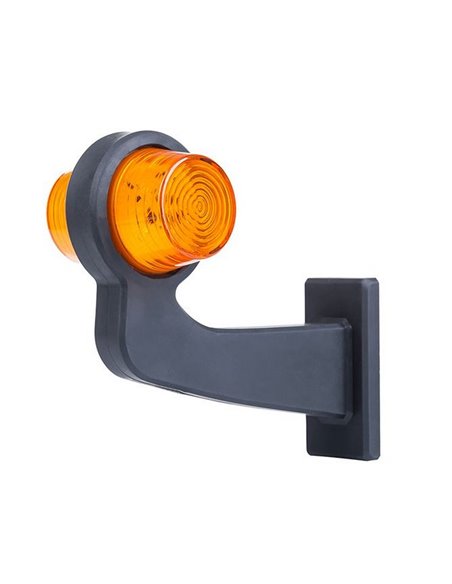 Klaxon à LED pour clignotant, bras long, câble de 0,6 m LKD 2566 12/24 V homologué cat. 5