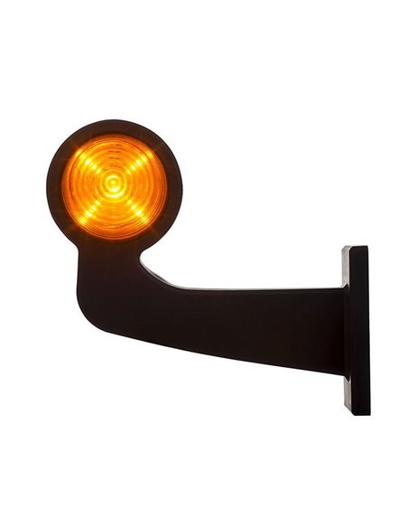 Cuerno LED para intermitente, brazo largo, cable 0,6m LKD 2566 12/24V homologado cat. 5