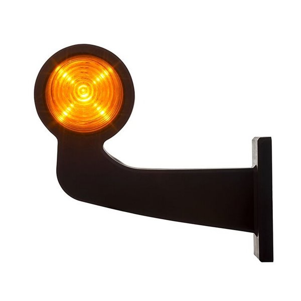 Cuerno LED para intermitente, brazo largo, cable 0,6m LKD 2566 12/24V homologado cat. 5