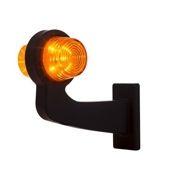 Buzina LED para pisca-pisca, braço longo, cabo de 0,6 m LKD 2566 12/24 V homologada cat. 5