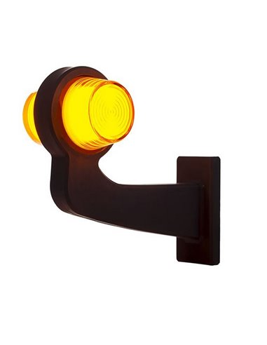 Klaxon néon à LED pour clignotants, bras long, câble de 5 m LKD 2599 12/24 V homologué cat. 5