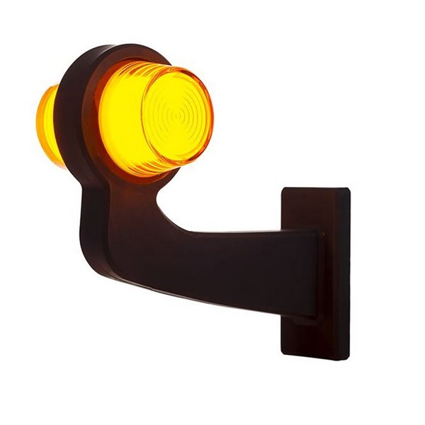 Klaxon néon à LED pour clignotants, bras long, câble de 5 m LKD 2599 12/24 V homologué cat. 5