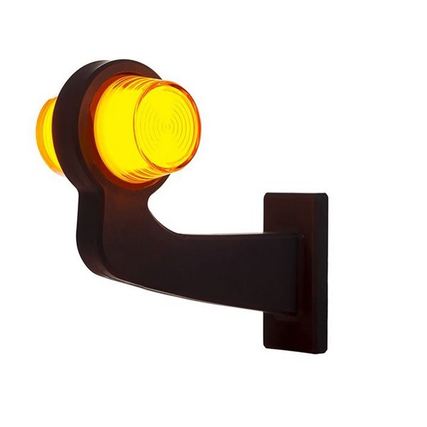 Cuerno LED Neon para intermitente, brazo largo, cable 0,5m LKD 2607 12/24V homologado cat. 5