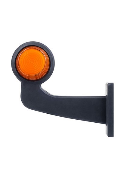 Cuerno LED Neon para intermitente, brazo largo, cable 0,5m LKD 2607 12/24V homologado cat. 5