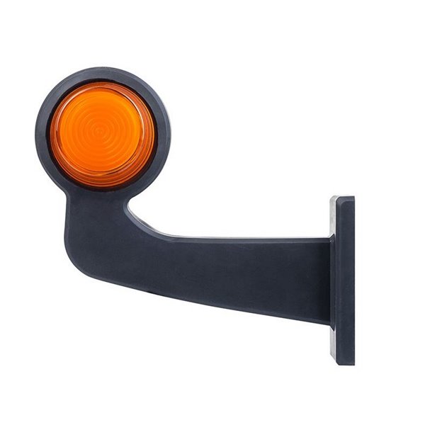 Cuerno LED Neon para intermitente, brazo largo, cable 0,5m LKD 2607 12/24V homologado cat. 5