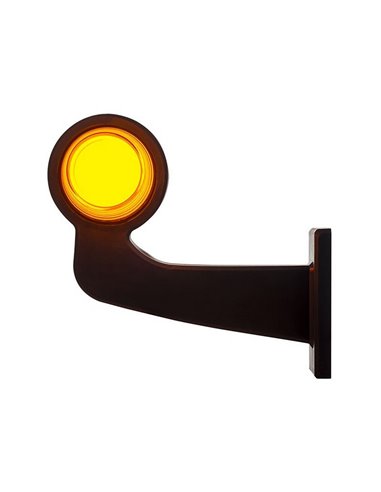 Cuerno LED Neon para intermitente, brazo largo, cable 0,5m LKD 2607 12/24V homologado cat. 5