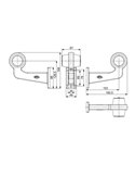 Cuerno LED para intermitente, brazo largo, cable 5m LKD 2566 12/24V homologado cat. 5