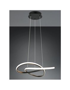 Lámpara de techo LED MANSA 36W 4200lm, luz blanco cálido 3000K IP20 Negro 2