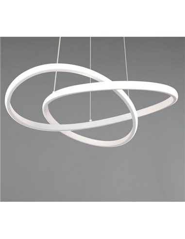 Lámpara LED colgante moderna MANSA 36W 4200lm, luz neutra 4000K IP20 Blanco