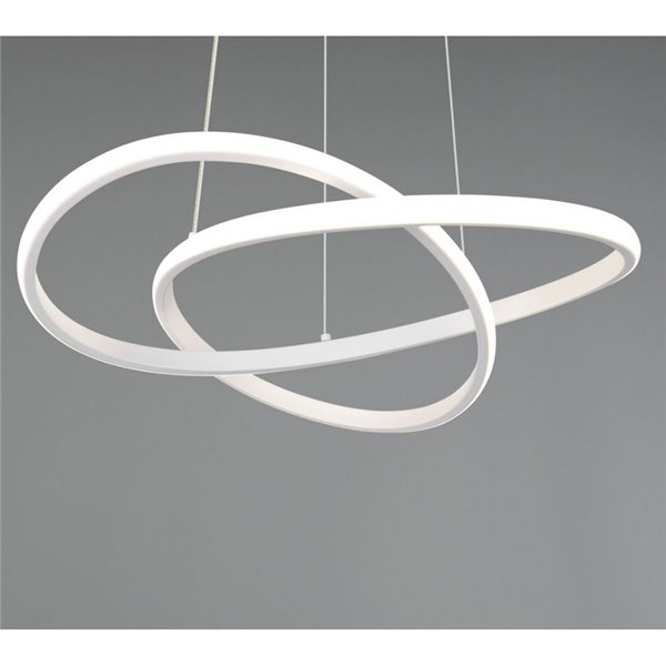 Lámpara LED colgante moderna MANSA 36W 4200lm, luz neutra 4000K IP20 Blanco