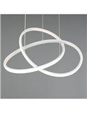 Lámpara LED colgante moderna MANSA 36W 4200lm, luz neutra 4000K IP20 Blanco