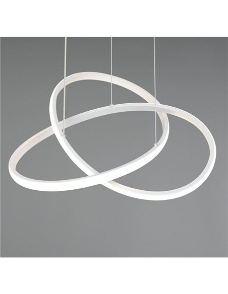 Lámpara LED colgante moderna MANSA 36W 4200lm, luz neutra 4000K IP20 Blanco