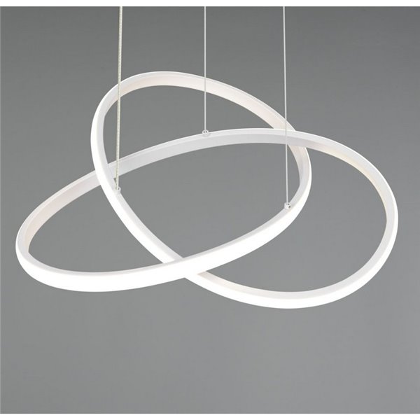 Lámpara LED colgante moderna MANSA 36W 4200lm, luz neutra 4000K IP20 Blanco