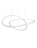 Lámpara LED colgante moderna MANSA 36W 4200lm, luz neutra 4000K IP20 Blanco