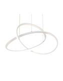 Lámpara LED colgante moderna MANSA 36W 4200lm, luz neutra 4000K IP20 Blanco