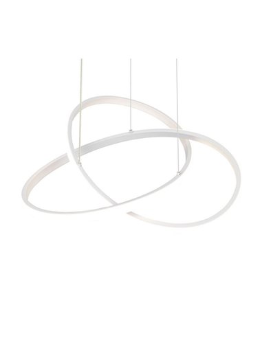 Lámpara LED colgante moderna MANSA 36W 4200lm, luz neutra 4000K IP20 Blanco