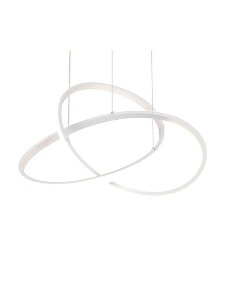 Lámpara LED colgante moderna MANSA 36W 4200lm, luz neutra 4000K IP20 Blanco