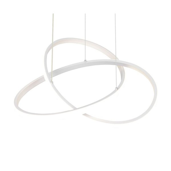 Lámpara LED colgante moderna MANSA 36W 4200lm, luz neutra 4000K IP20 Blanco