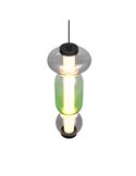 Lámpara LED colgante 1 luz MINERVA regulable 6W 800lm, DIP SWITCH 2300+3000+4000K IP20