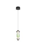 Lámpara LED colgante 1 luz MINERVA regulable 6W 800lm, DIP SWITCH 2300+3000+4000K IP20