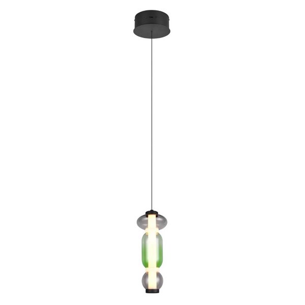 Lámpara LED colgante 1 luz MINERVA regulable 6W 800lm, DIP SWITCH 2300+3000+4000K IP20